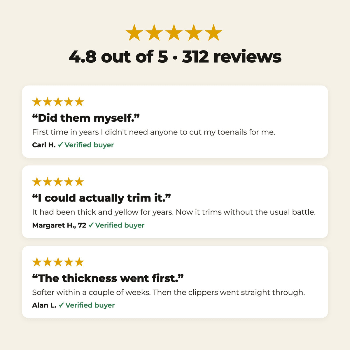 4.8 out of 5 from 312 reviews